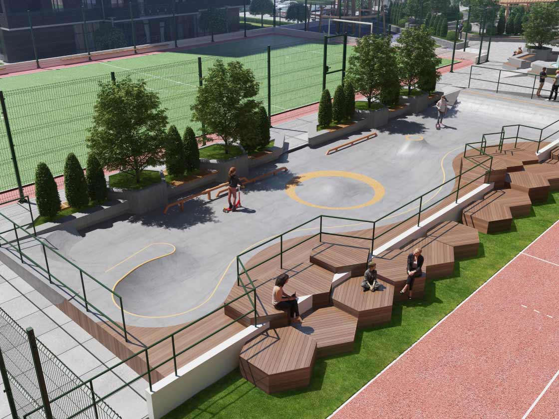 Галерея  ЖК Дружный 15