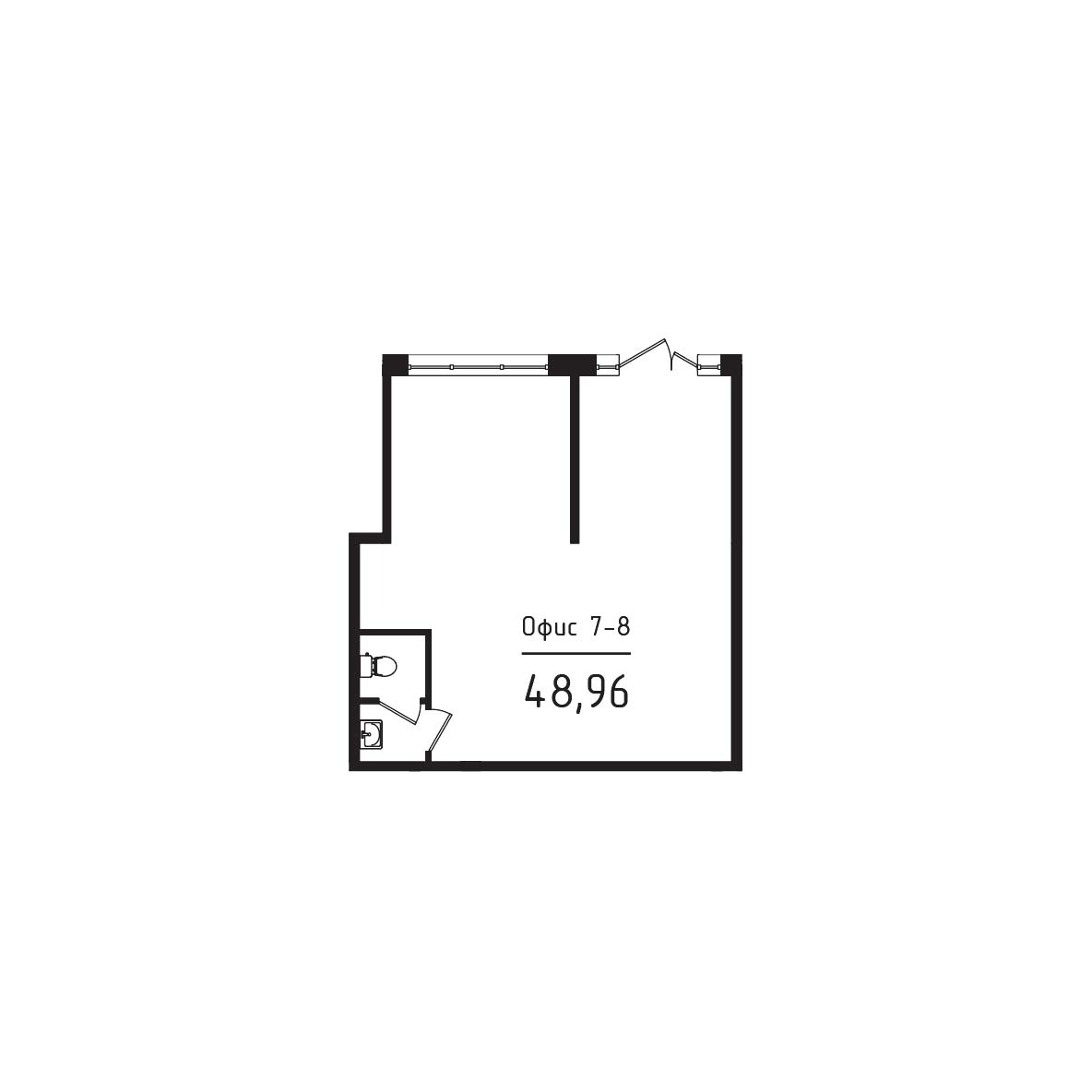 ЖК Яблоневый 3 очередь Нежилое помещение №007-8