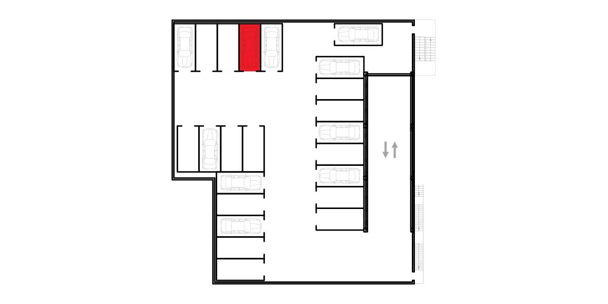 ЖК Мега Победа  Машиноместо №039 1
