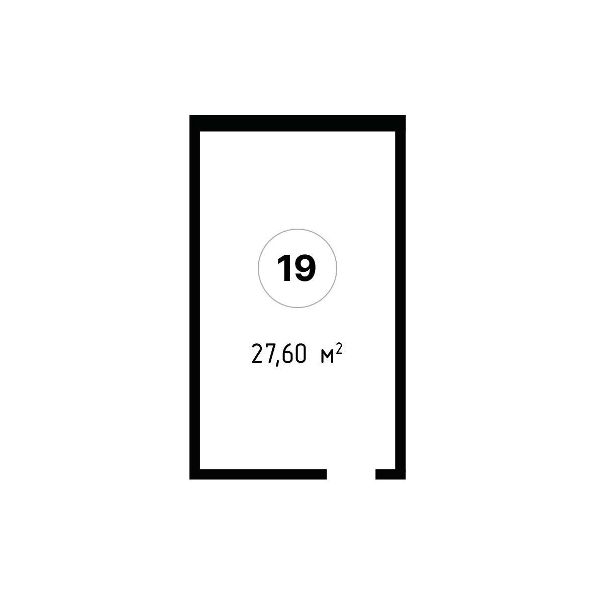 ЖК Мега Победа 3 очередь Кладовое помещение №019