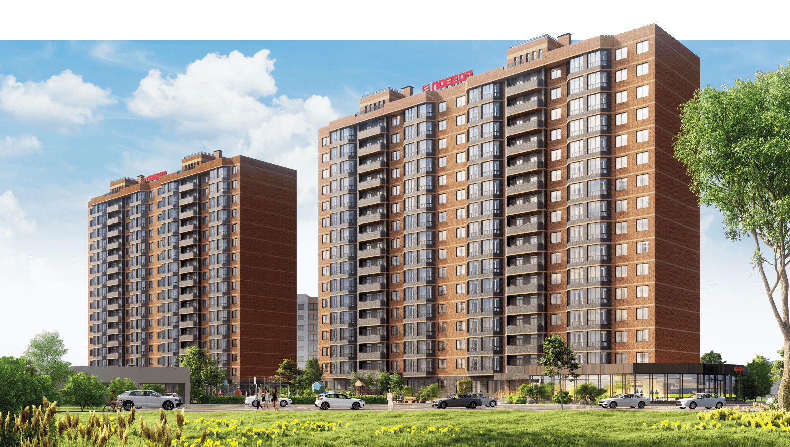 Баннер ЖК Мега-Победа   третья очередь