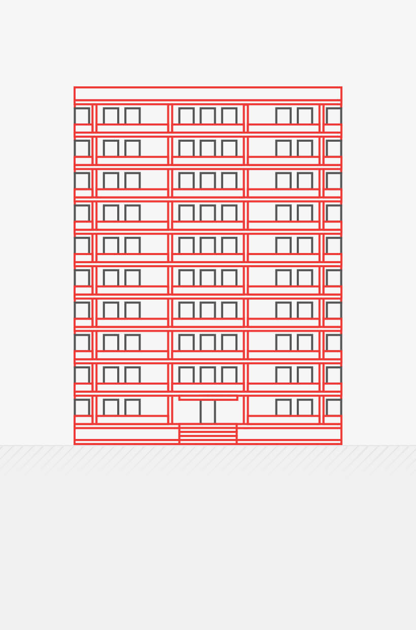 Сейсмоустойчивый монолит