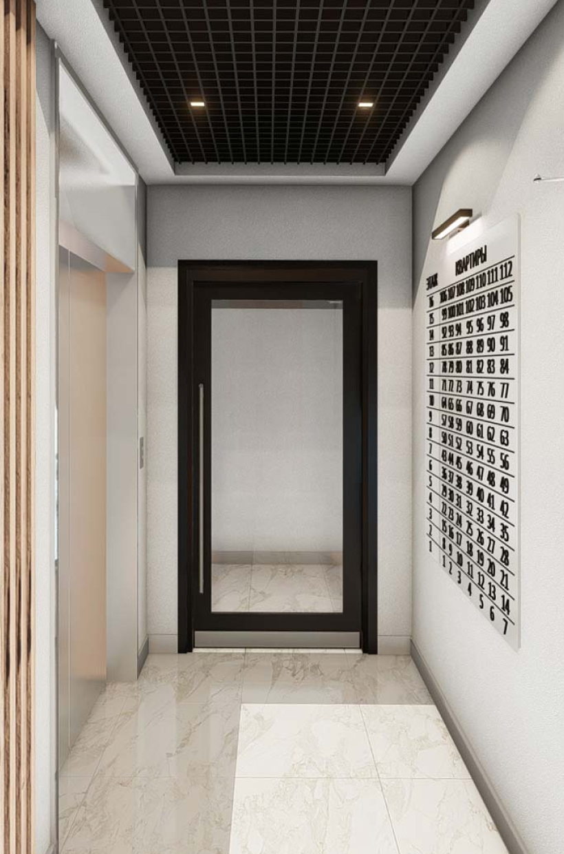 Дизайнерские 
подъезды ЖК Мега-Победа 3 очередь