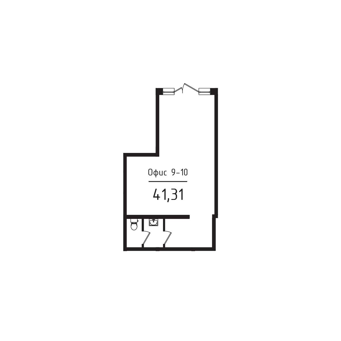 ЖК Яблоневый 3 очередь Нежилое помещение №009-10