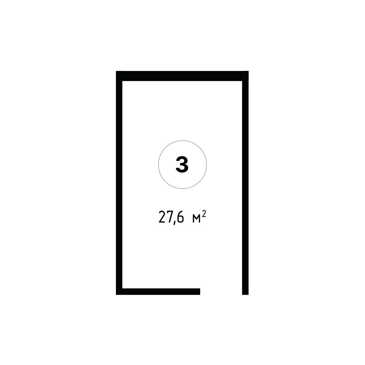 ЖК Мега Победа 3 очередь Кладовое помещение №003