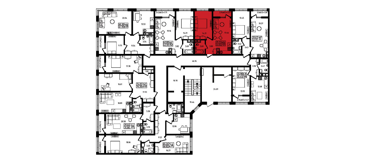 ЖК Яблоневый 4 очередь Квартира №006 1