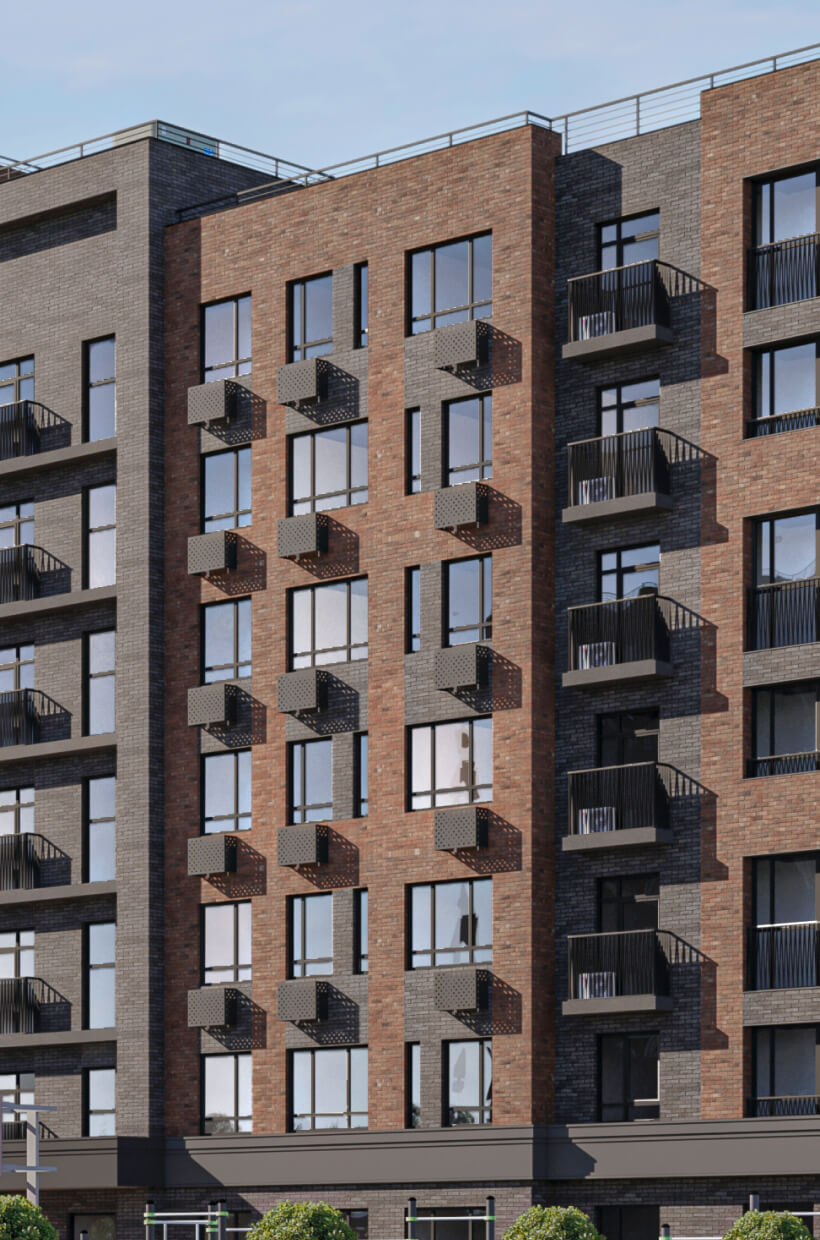 Большая площадь 
остекления ЖК Суворов